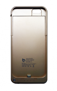 Чехол-аккумулятор 3200 mah bq-b006 для apple iphone 6-6s, gold