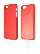 Чехол-аккумулятор 2800 mah aksberry t5 для iphone 5/5s red