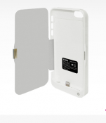 Чехол-аккумулятор 2300 mah exeq helping-if03 для iphone 5/5s/5с white
